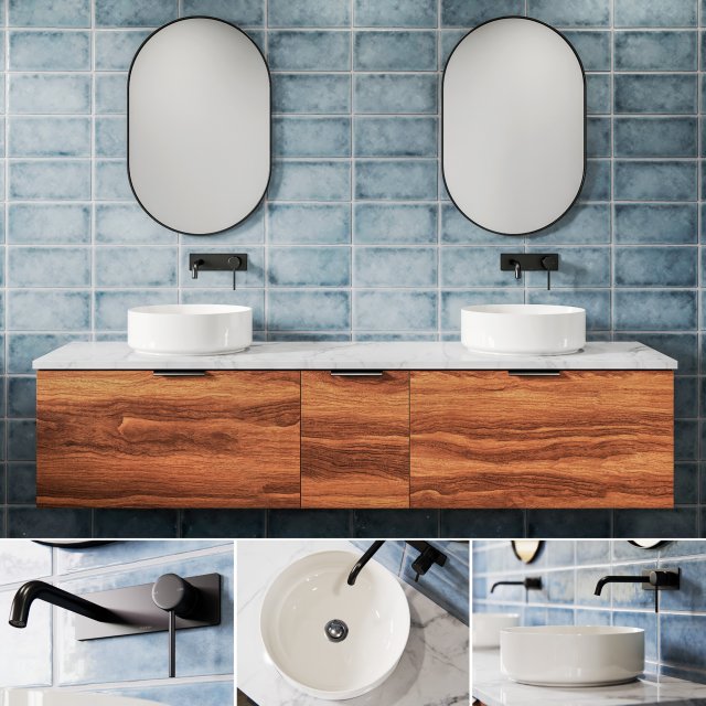 Bathroom 6 3D Model .c4d .max .obj .3ds .fbx .stl .blend 