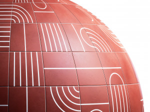 Tile 4K Materials A2 - 2 materials and 4 colors CG Textures
