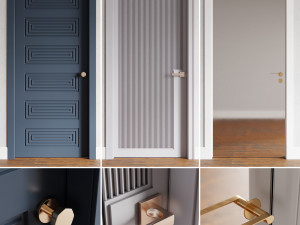 Doors 1 3 models 3D Model