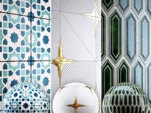 Tegel 4K Materialen A5 - 3 materialen CG Texturen