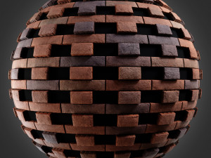 Brick 4K Materials V2-1 - 3 materials CG टेक्स्चर्स