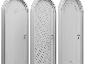 T&uuml;ren 3 3 Modelle 3D Modell