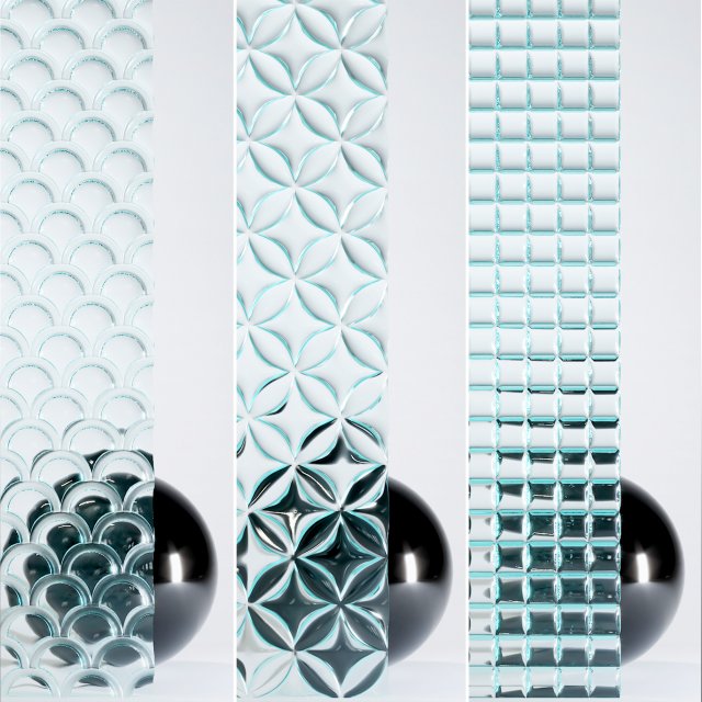 Glass 4K Materials V1-1 - 3 materials CG Tekstury .c4d .max .obj .3ds .fbx .stl .blend 
