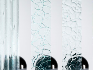 Glass 4K Materials V1-3 - 3 materials CG Textures