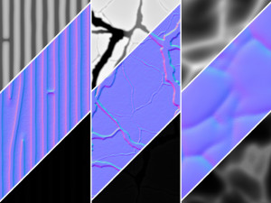 Glass 4K Materials V1-3 - 3 materials Tekstur CG