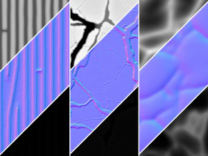 Glass 4K Materials V1-3 - 3 materials CG Textures