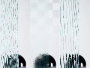 Glas 4K Materialen V1-4 - 3 materialen CG Texturen