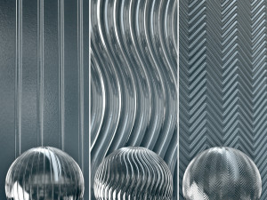 Glass 4K Materials V1-5 - 3 materials CG Текстури