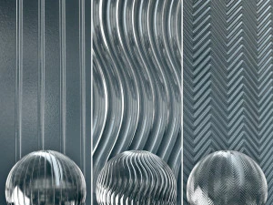 Glass 4K Materials V1-5 - 3 materials CG Textures