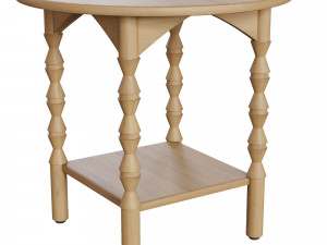 Lulu and Georgia - Topia Oval Coffee Table and Side Table Modèle 3D