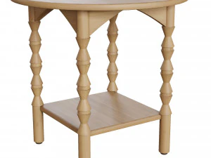 Lulu e Georgia - Mesa de centro e mesa lateral Topia oval Modelo 3D