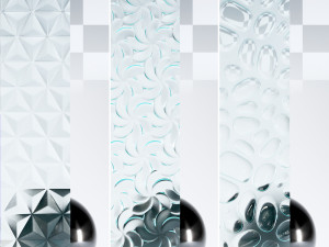 Glass 4K Materials V1-7 - 3 materials CG Textures