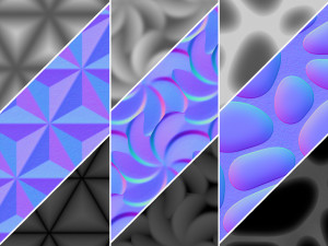Glass 4K Materials V1-7 - 3 materials CG Текстури