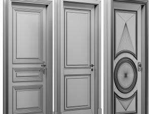 Doors 4 Model 3D
