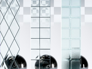 Glass 4K Materials V2-1 - 3 materials CG Textures