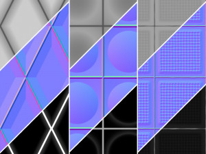Glass 4K Materials V2-1 - 3 materials CG 纹理