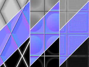 Glass 4K Materials V2-1 - 3 materials CG Textures