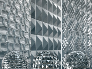 Glass 4K Materials V2-3 - 3 materials CG Tekstury