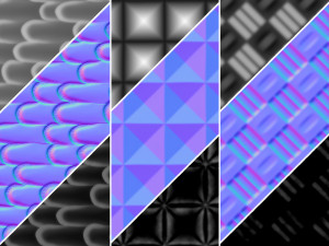 Glass 4K Materials V2-3 - 3 materials CG Tekstury