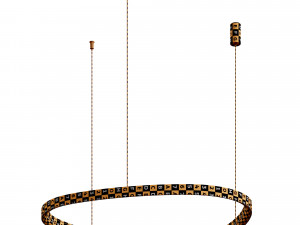 Svetilnik - Chandelier Viokef Loop 2 models 3D Model