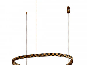 Svetilnik - Chandelier Viokef Loop 2 models 3D Model
