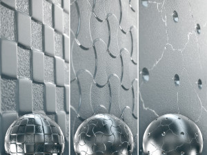Glass 4K Materials V2-6 - 3 materials CG Tekstury
