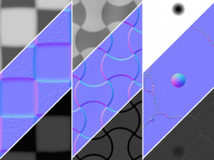 Glass 4K Materials V2-6 - 3 materials CG Tekstury