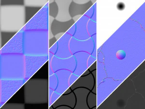 Glass 4K Materials V2-6 - 3 materials CG Textures