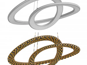Viokef Pendant Lamp Charlie - 2 Materials 3D Model