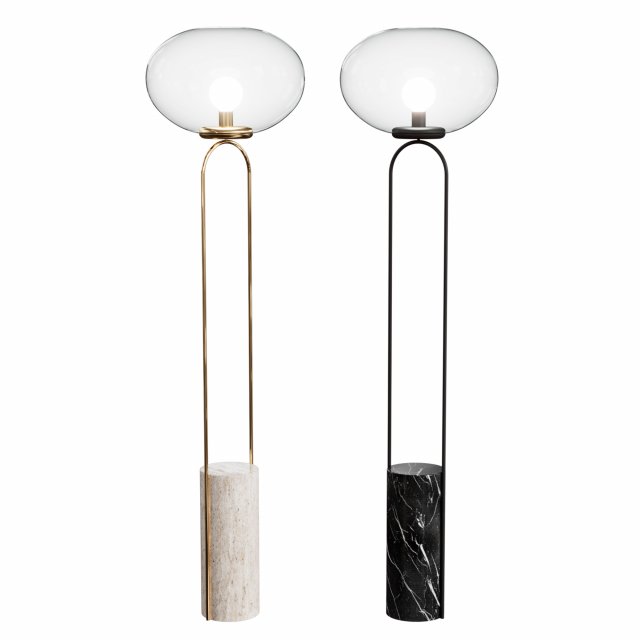 CB2 - POLO FLOOR LAMP 3D Модель .c4d .max .obj .3ds .fbx .stl .blend 