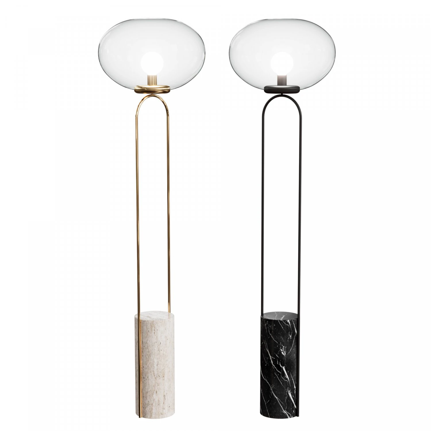 CB2 - POLO FLOOR LAMP 3D Model .c4d .max .obj .3ds .fbx .stl .blend