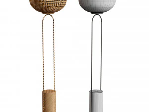 CB2 - POLO FLOOR LAMP 3D Model