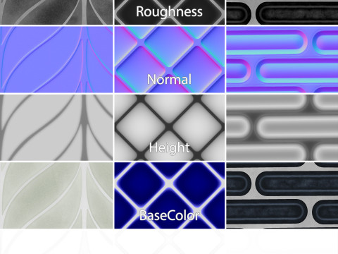 Tile 4K Materials A8 CG 纹理