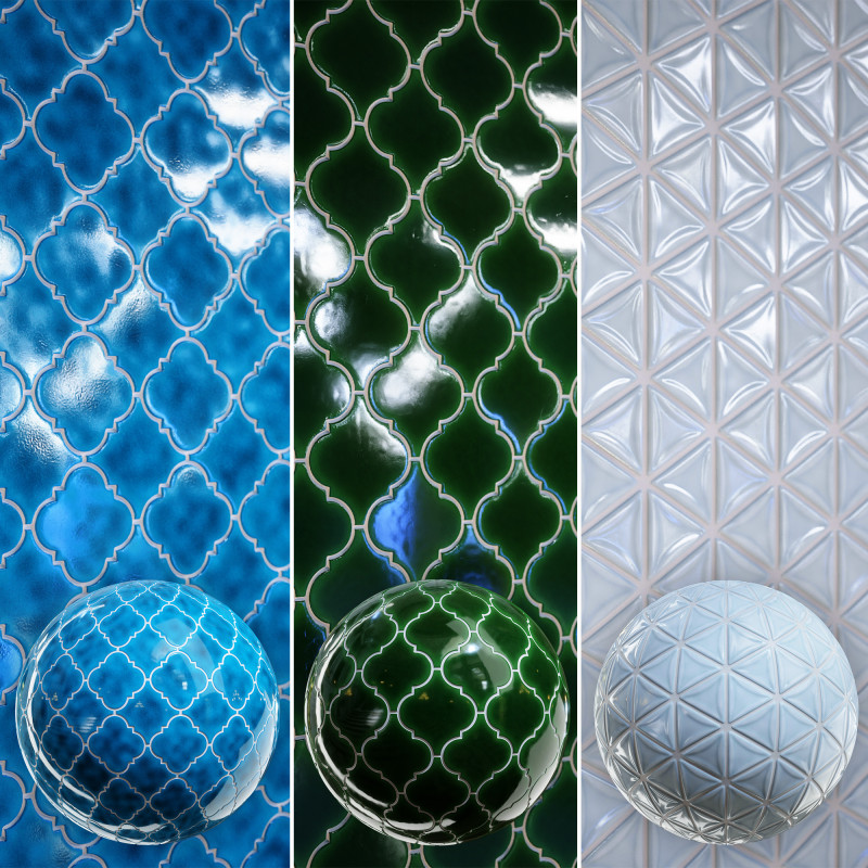 Tile 4K Materials A9 CG Текстури .c4d .max .obj .3ds .fbx .stl .blend 
