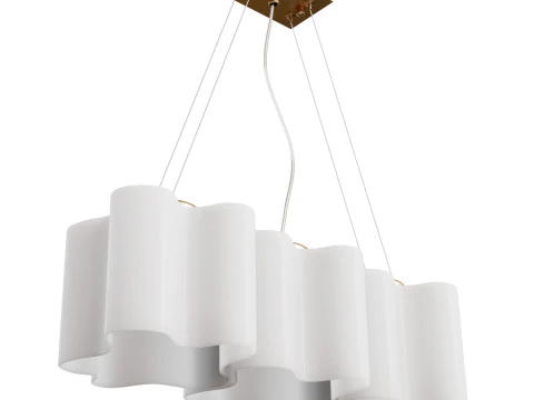 Svetilnik - Lampe &agrave; suspension Lightstar Nubi 802133 Modèle 3D