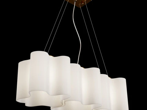Svetilnik - Pendant lamp Lightstar Nubi 802133 3D Model