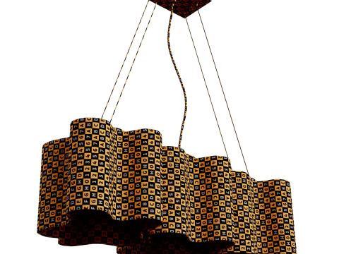 Svetilnik - Pendant lamp Lightstar Nubi 802133 3D Model