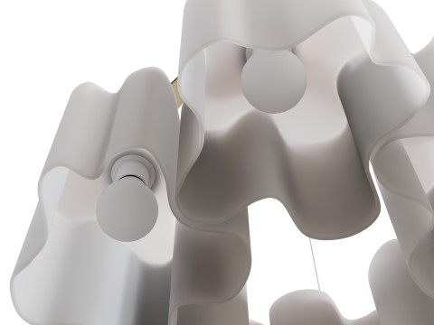 Lightstar - Chandelier Lightstar Nubi 802163 3D Model