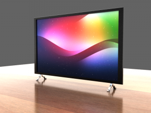 tv low poly model Modelo 3D
