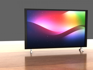 tv low poly model Modelo 3D