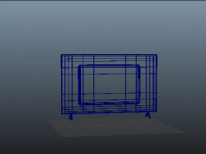 tv low poly model 3D Model