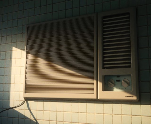 air conditioner 3D Model .c4d .max .obj .3ds .fbx .stl .blend 