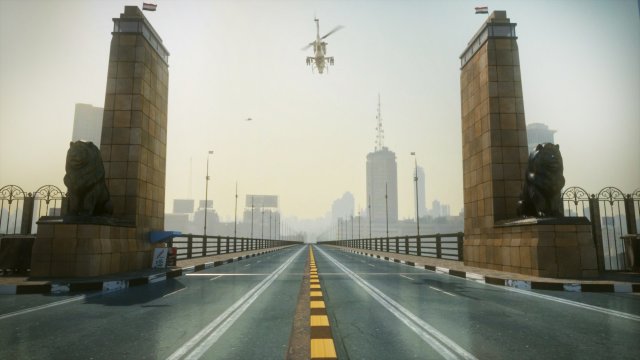 the qasr el nil bridge in cairo 3D Model .c4d .max .obj .3ds .fbx .stl .blend 