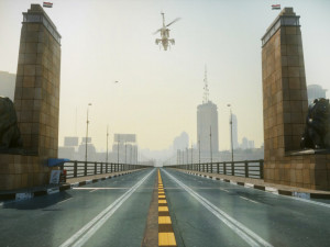 the qasr el nil bridge in cairo 3D-Modell