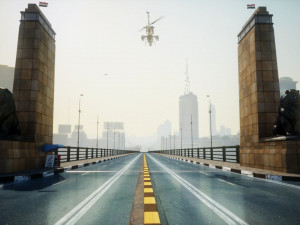 the qasr el nil bridge in cairo 3D Model