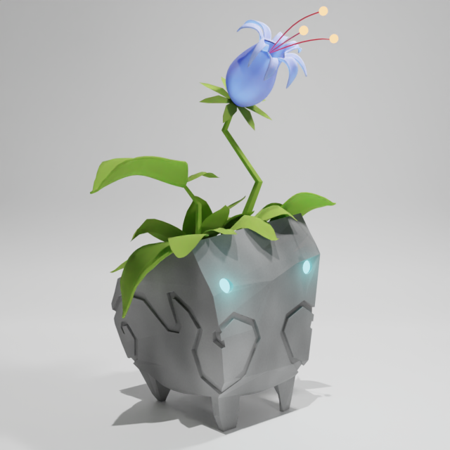 stone animal Model 3D .c4d .max .obj .3ds .fbx .stl .blend 