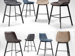 bar stools trix 3D Model