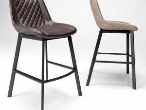 bar stools trix 3D Model
