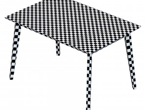 dining set rollo 3D 模型
