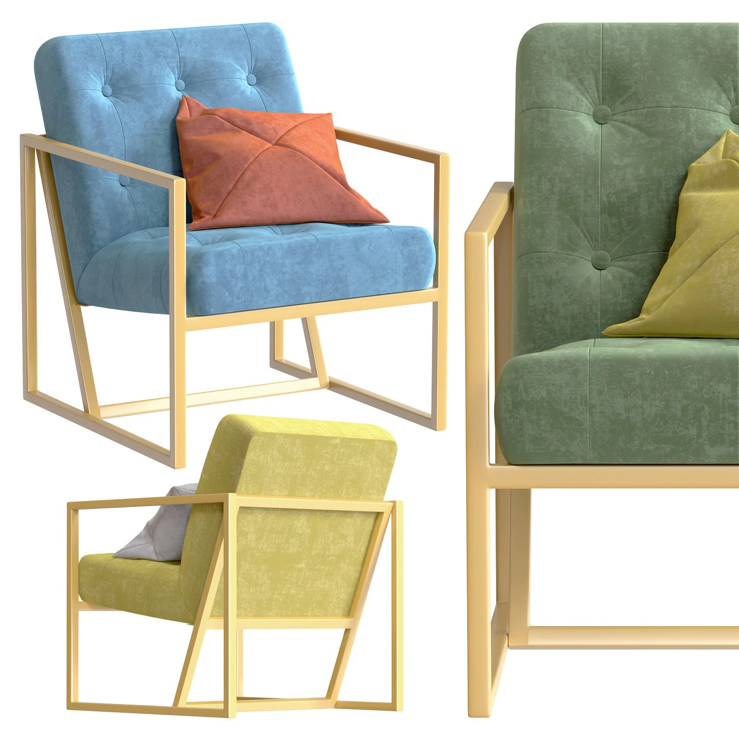 chair terni 3D Model .c4d .max .obj .3ds .fbx .stl .blend 